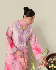 Roheenaz Rosette Unstitched Lawn '26 | Petal Whispers