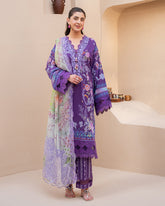 Roheenaz Summer in Bloom | Printed Lawn | Poppy Petals