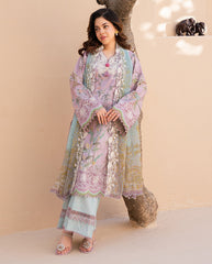 Roheenaz Summer in Bloom | Printed Lawn | Rose Veil