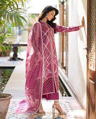 Mushq Astoria Festive Lawn '26 | Rosea