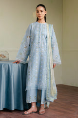 Coco Lawn '25 | SILAS-5A | 3PC Embroidered Lawn Suit