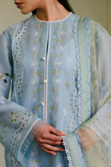 Coco Lawn '25 | SILAS-5A | 3PC Embroidered Lawn Suit