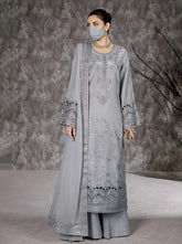 Flossie | SA-01 | Raw Silk Embroidered Collection 2025