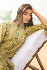 Hania Luxury Lawn '26 By Imrozia | SL-102 Anaya