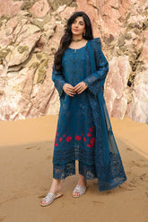 Hania Luxury Lawn '26 By Imrozia | SL-104 Iswah
