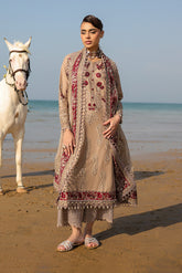 Hania Luxury Lawn '26 By Imrozia | SL-107 Parizay