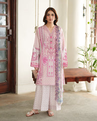 Roheenaz Whispered Florals Unstitched Volume 2 | Sorbet Bloom
