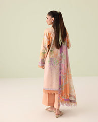 Roheenaz Rosette Unstitched Lawn '26 | Sunlit Fern