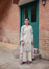 Zync by Florent Unstitched Printed Lawn 3 Piece Suit | FZ-9 | Eid Collection