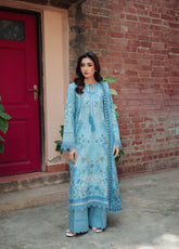 Zync by Florent Unstitched Printed Lawn 3 Piece Suit | FZ-4 | Eid Collection