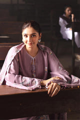 Elegant desi salwar kameez in khaddar and linen — Cross Stitch Collection 🌸