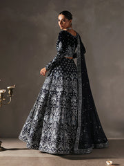 Gulaal Marais unstitched velvet formals | ARDORA