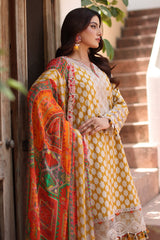 Charizma Range-Vol-1 | 3-PC Unstitched Embroidered Lawn RN6-09