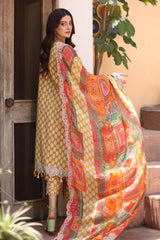 Charizma Range-Vol-1 | 3-PC Unstitched Embroidered Lawn RN6-09