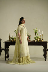 Vera Raw Silk Edit '26 | Gulab Butter Yellow Shirt Set