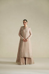 Vera Raw Silk Edit '26 | Naqsh Soft Pink Shirt Set