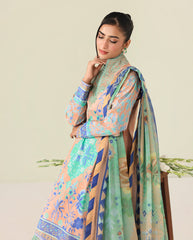 Roheenaz Rosette Unstitched Lawn '26 | Weave of Light