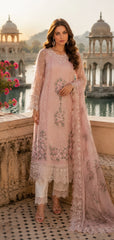 Nooriyah Luxury Embroidered Chiffon By Noor By Saadia Asad | D2 - Satin Rose