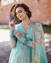 Solace | Ombre Chikankari By Mushq | Whispered Dawn