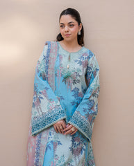 Roheenaz Summer in Bloom | Printed Lawn | Wild Peony