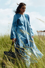 Coco Winter Unstitched'24 By Zara Shahjahan Topaz-4A