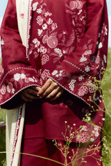 Coco Winter Unstitched'24 By Zara Shahjahan Onyx-7A