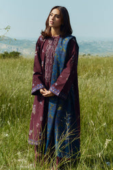 Coco Winter Unstitched'24 By Zara Shahjahan Amethyst-8A