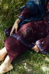 Coco Winter Unstitched'24 By Zara Shahjahan Amethyst-8A