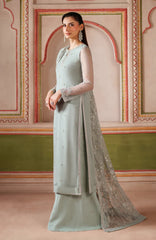 Zarif DINAAR bridal formal dress with sequins embroidered dupatta
