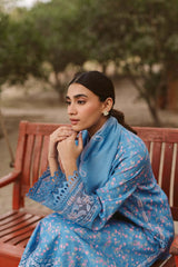 Delicate net dupatta with embroidery – Brielle by Ayzel