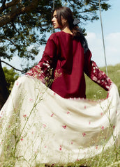 Coco by Zara Shahjahan Winter '24 | D7A Onyx | 3PC Embroidered Khaddar Suit