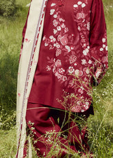 Coco by Zara Shahjahan Winter '24 | D7A Onyx | 3PC Embroidered Khaddar Suit