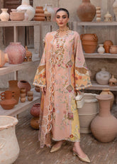 Printed and cutwork embroidered front panel from TASAWAR lawn'25