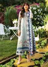 Sadaf Fawad Lawn '25 | Paisley Garden - 1A | 3PC Embroidered Lawn Suit