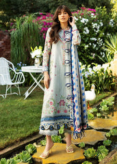 Sadaf Fawad Lawn '25 | Paisley Garden - 1A | 3PC Embroidered Lawn Suit