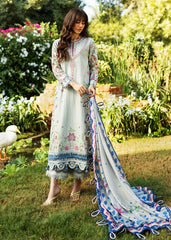 Sadaf Fawad Lawn '25 | Paisley Garden - 1A | 3PC Embroidered Lawn Suit