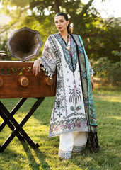 Sadaf Fawad Lawn '25 | Palm Island-2B | 3PC Embroidered Lawn Suit