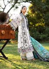 Sadaf Fawad Lawn '25 | Palm Island-2B | 3PC Embroidered Lawn Suit