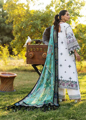 Sadaf Fawad Lawn '25 | Palm Island-2B | 3PC Embroidered Lawn Suit