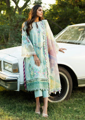 Sadaf Fawad Lawn '25 | Mid Summer Evening-3A | 3PC Embroidered Lawn Suit