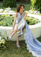 Sadaf Fawad Lawn '25 | BLOOM-4A | 3PC Embroidered Lawn Suit