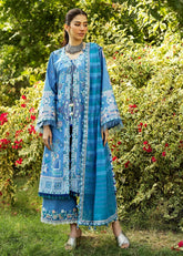 Sadaf Fawad Lawn '25 | WISTERIA-5A | 3PC Embroidered Lawn Suit