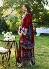 Sadaf Fawad Lawn '25 | KOI-8A | 3PC Embroidered Lawn Suit