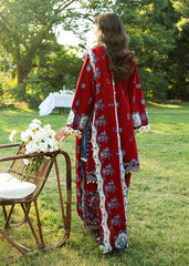 Sadaf Fawad Lawn '25 | KOI-8A | 3PC Embroidered Lawn Suit