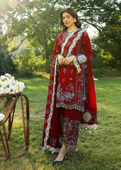 Sadaf Fawad Lawn '25 | KOI-8A | 3PC Embroidered Lawn Suit