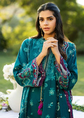 Sadaf Fawad Lawn '25 | KOI-8B | 3PC Embroidered Lawn Suit
