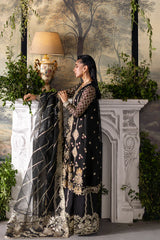 Embroidered Organza Dupatta Pallu - Celestia by Saad Shaikh