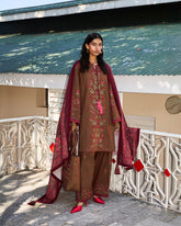 Autumn Winter '24 | Hazel | 3PC Embroidered Khaddar Suit