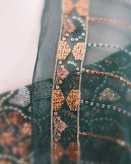 Embroidered Chiffon Dupatta - Lume by Highway Fashion