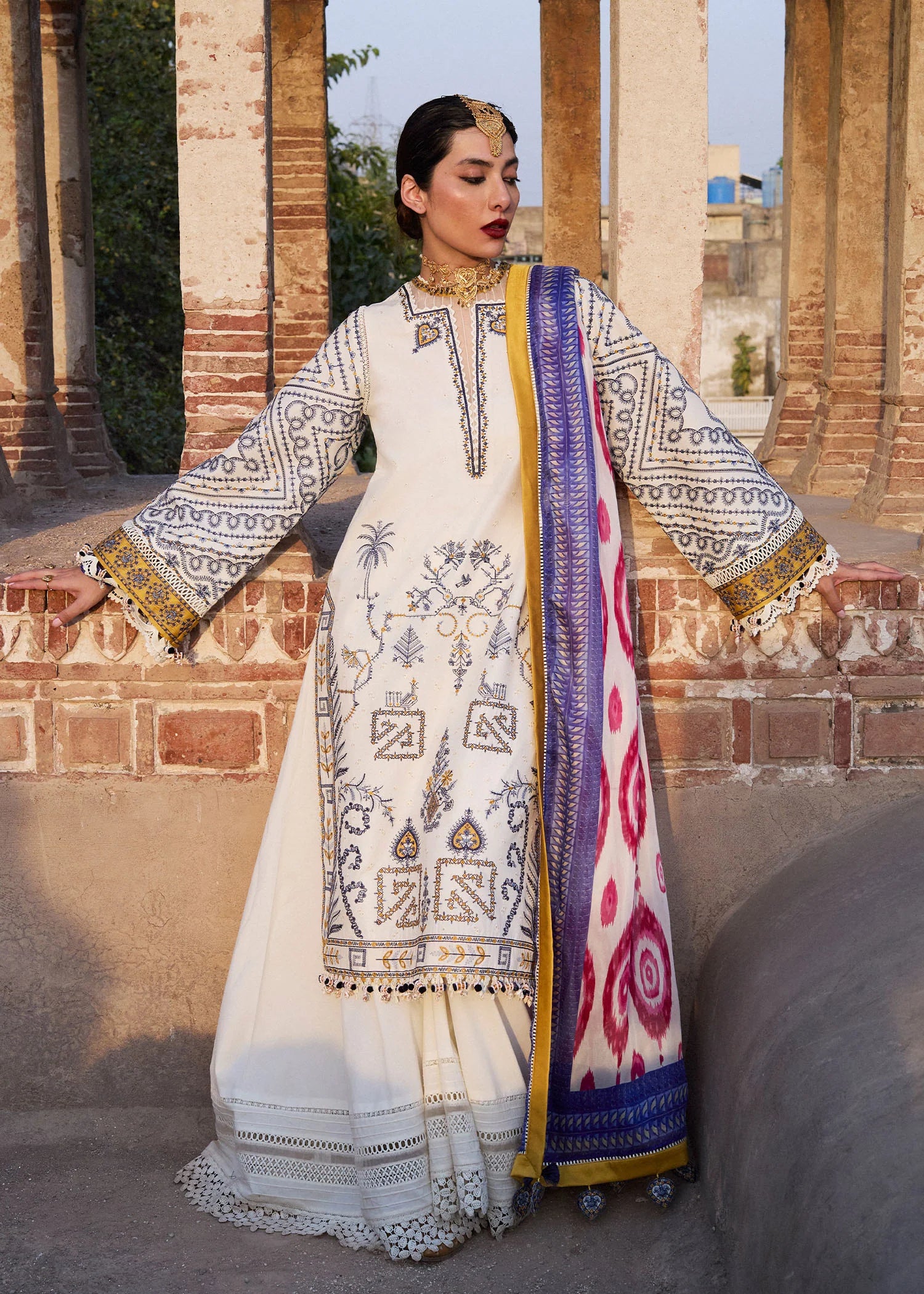 HussainRehar Motia Complete Lawn Suit - NIRMAL SS'25 Collection